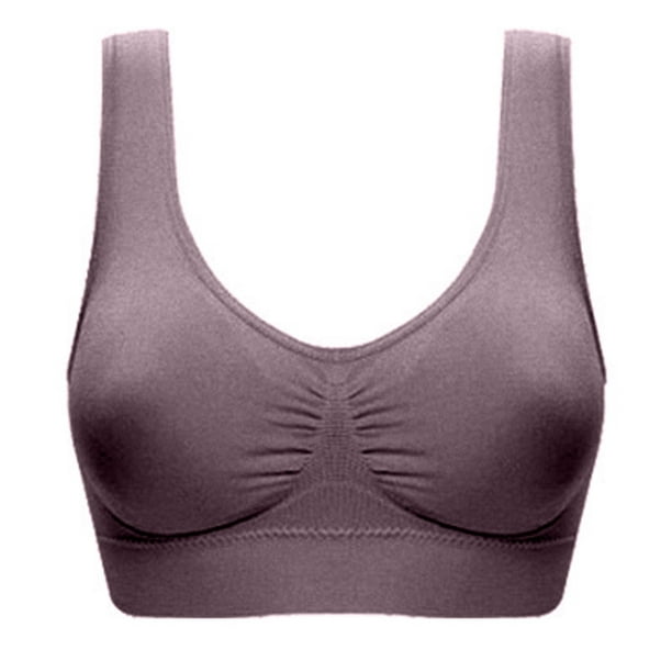 zanvin Sports Bras for Women,Clearance Women Plus Size Bras Padded Seamless  Sleepwear Yoga Bra Wireless Underwear 