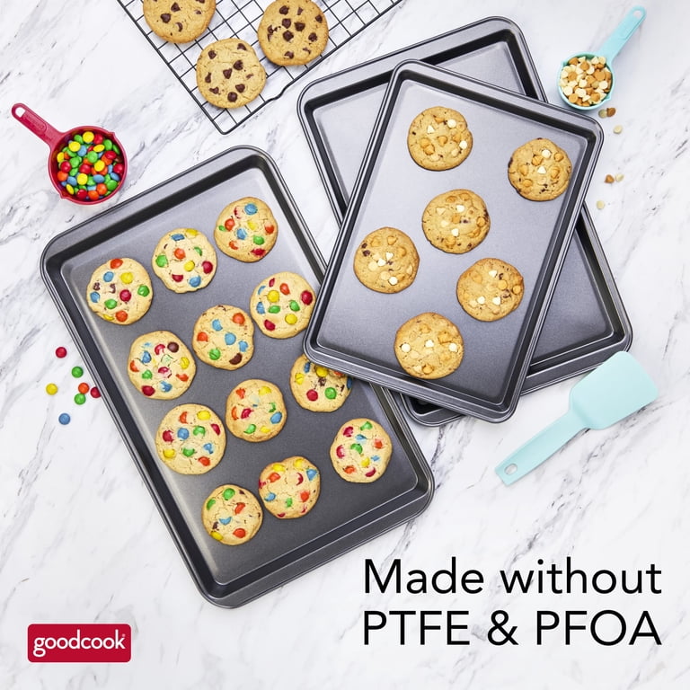 GoodCook Pro Nonstick Baking Sheet Set, 3-Piece photo 8