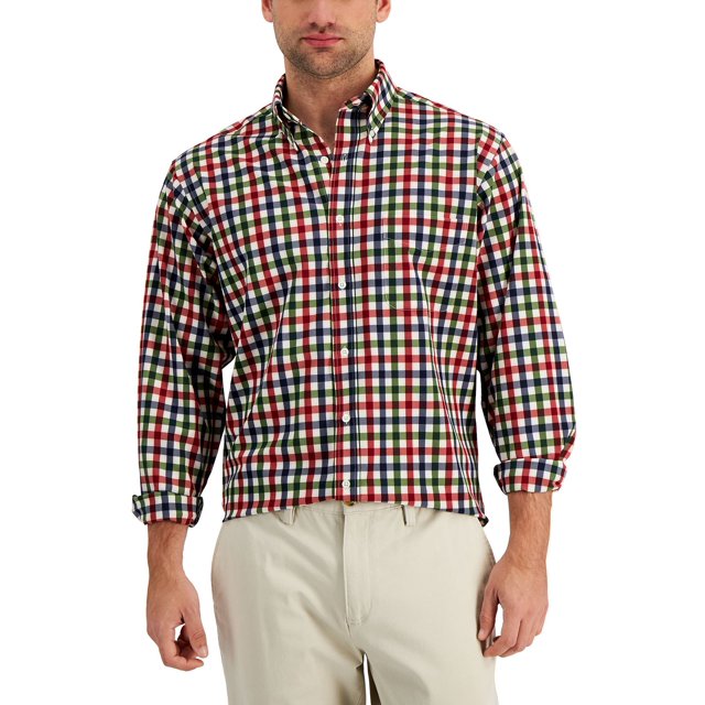 Club Room Chemise Habillée Coupe Régulière pour Hommes 17 3637