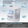 thumbnail image 5 of Avilana Electronic Face Scrubber, Sonic Facial Cleansing Brush with UV-C Light Sterilizing, Sonic Vibration, Smart Blow-Dry, Waterproof and Wireless Charging (Facial Cleansing Kit-White), 5 of 6