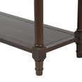 thumbnail image 5 of Entryway Table with Solid Wood Legs Console Table Traditional Design with Two Drawers and Bottom Shelf Sofa Table, 5 of 7