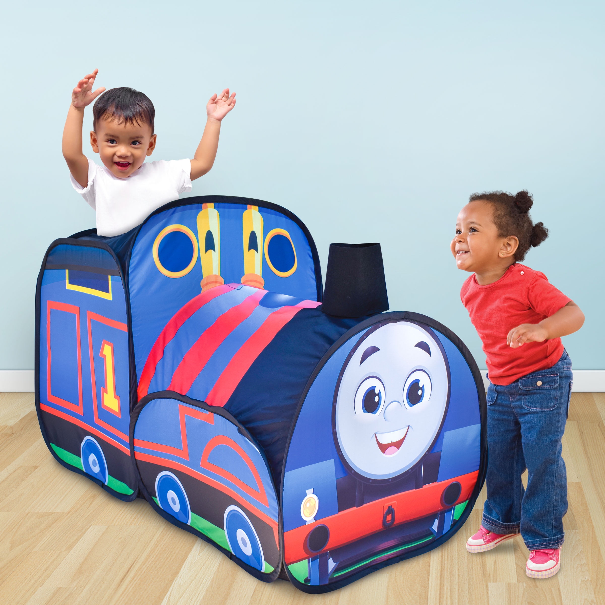 Thomas the Train & Friends Pop Up Play Tents, Polyester Material for Inside & Outside, Kids Ages 3+