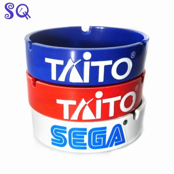 3 Pcs Arcade Theme Taito Ashtray For Nostalgia