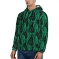 thumbnail image 2 of Hoodies for Men - Mint Bird Feathers Long Sleeve Comfrt Men'S Fashion Hoodies & Sweatshirts, Sweatshirts for Men Hoodies Pullover Clothing Clothes with Pouch, 2 of 7