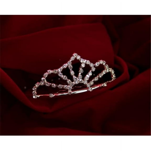 1-.13in. Rhinestone Coronet - Gold and Silver