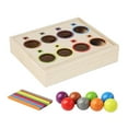 thumbnail image 4 of Juegos de clasificación Montessori, juguete sensorial colorido para niños de 2, 3 y 4 años, regalos de vacaciones, juguete cognitivo de Color, juguete, 4 of 9
