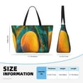 thumbnail image 4 of Honeii Mango In The Rain for Tote Bag with Adjustable Strap,Beach Bag, Waterproof Sandproof Beach Tote Bag, Large Capacity Foldable Beach Bags, 4 of 7