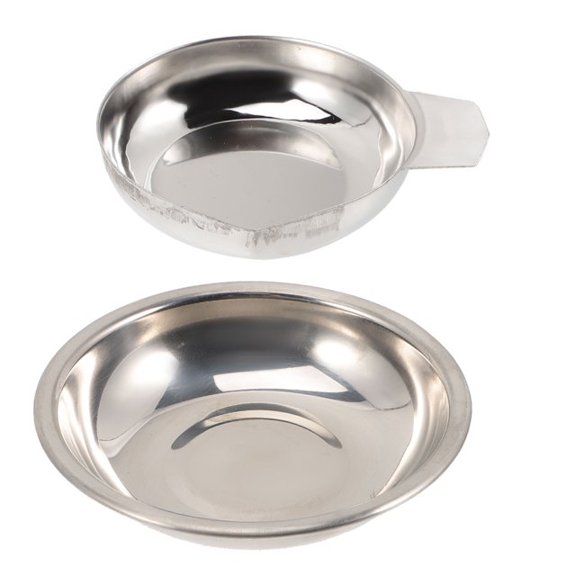 SHISUYAN 2 Pcs Plateaux de Balance Électronique Plateaux de Poids en Acier Inoxydable pour Petite Balance