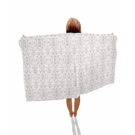 Boho Purple Pattern Beach Towels Oversized Super Absorbent, Modern Geometric Southwestern Vintage Lightweight Bath Towel Quick Dry Sets For Bathroom/Pool/Rv Camping/Beach Play/Gym Room/Picnic 23"x47"