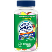 Alka Seltzer Extra Strength Heartburn Relief Chews Antacid Tablets 32 Ct