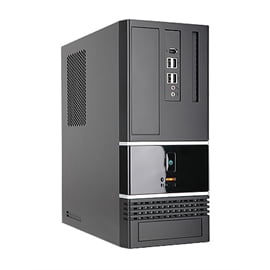 In-Win Case MicroATX SFF Tiny Tower 1/2/(1)Bays USB HD Audio 300W Black/White (IW-BK623.BH300TB3)