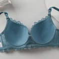 thumbnail image 5 of Aofany Womens Lightly Padded Underwire T-Shirt Bra Full Coverage Supportive Bras Push Up Lace Bras for Comfort Daily Wear, Adjustable Spaghetti Strap, 36B/C-42B/C, 5 of 8