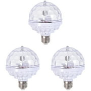 3 PC Revolving Light Light Bulb Decor Rotation KTV Lamp Rotating Disco Disco Lamp Disco LED Light LED Stage Lamp
