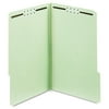 Pendaflex Earthwise Heavy-Duty Pressboard Folders, 1/3 Tab, Legal, Green, 1" Exp., 25/Box