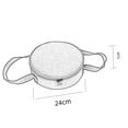 thumbnail image 4 of Bolsa de almacenamiento de platos para acampar, bolso de herramientas para exteriores con asas, organizador de vajilla duradero para mochileros, activ Negro, 4 of 8