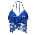 thumbnail image 4 of Traje de baile Hugo danza del vientre Azul real, 4 of 10