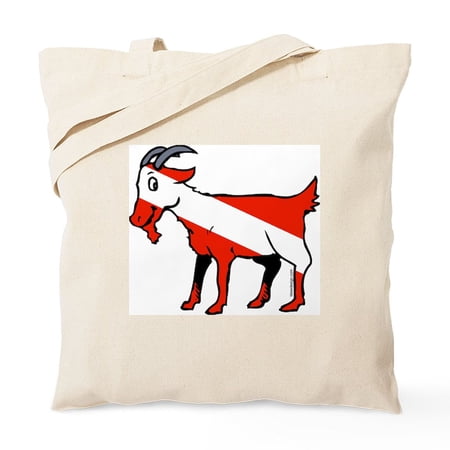 CafePress - Goat Dive Flag Tote Bag - Unisex Canvas Tote Bag Beige 1-Piece
