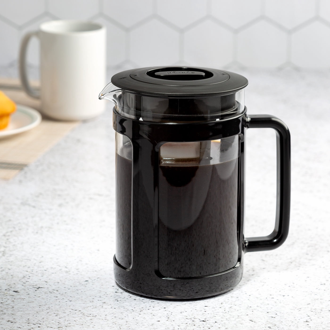 Primula Logan 1.6 qt Black/Clear Cold Brew Coffee Maker