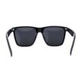 thumbnail image 3 of Polarized Mens Gentlemans Horn Rim Plastic Hipster Sunglasses Shiny Black, 3 of 4