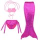 thumbnail image 1 of WILLBEST Trajes de Baño Para Mujer, Conjunto de Traje de Baño Para Niñas, Estampado de 3 Piezas, Traje de Baño Para Niños Pequeños, Playa, Piscina, Traje de Verano, Tela Elástica Cómoda, 1 of 3