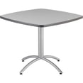 thumbnail image 2 of Iceberg Café Works Café BreakroomTable, 36" Square, Gray, 2 of 2
