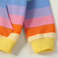 thumbnail image 7 of Cethrio Girls Hoodies with Pockets, Fall Casual Stripe Long Sleeve Girls Outerwear Multicolor Size 6, 7 of 7