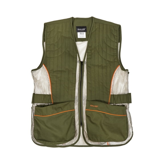 Allen Company Ace Shooting Vest, Ambidextrous, X-Large2-XL, Olive