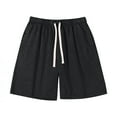thumbnail image 4 of Womens Sweat Shorts Comfy Casual Lounge Drawstring Elastic Waist Short Pants Summer Athletic Sweatpants with Pocket 2024, 4 of 5