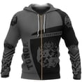 thumbnail image 2 of Sudadera con capucha de Tonga con cremallera y escudo de armas polinesio para hombre y mujer, jersey de estilo Harajuku con estampado 3D, ropa deportiva Y2k, 2 of 5