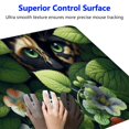 thumbnail image 3 of Green Desk Mat XL Cat Cute Plant Cool Desk Pad Keyboard Mat Flower Mouse Pad Green Desk Mat Desk Decor with Stitched Edges Non-Slip Large Computer Mat, 3 of 6