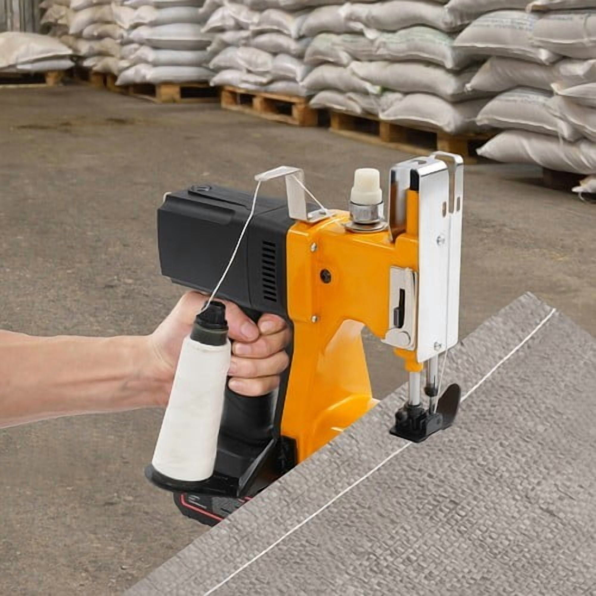 Electric Bag Stitching Closer Portable Wireless Sack Seal Sewing Machine Kit for Chemical Industry