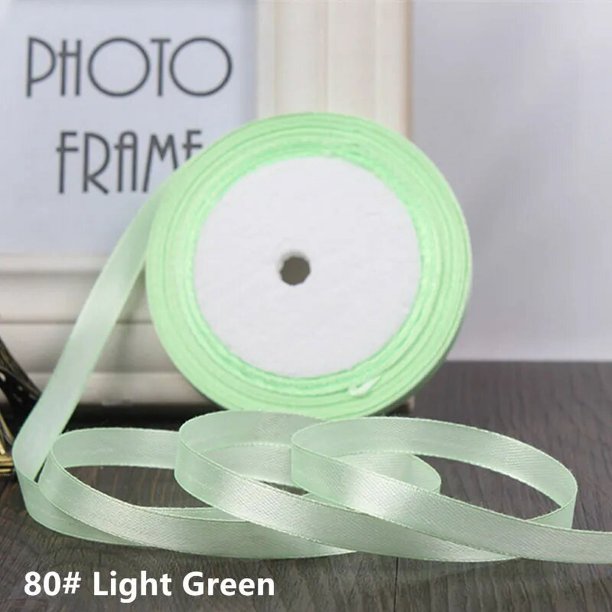Cintas de satén de grogrén para decoración de fiestas, lazo hecho a mano, tarjeta de regalo artesanal, 6-50mm, 22 metros por rollo