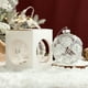 thumbnail image 5 of Decoraciones navideñas, adornos navideños, adornos navideños de cristal transparente, bolas colgantes de lentejuelas blancas con forma de diamante, decoración para el árbol de Navidad, decoración navi, 5 of 6