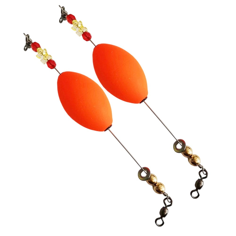 2 Pcs Flotteur de Pêche avec Pivot pour Eau Salée et Douce
