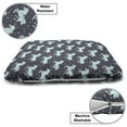 thumbnail image 3 of Unicorn Pet Bed, Magic Horse Twinkle Little Spot Stars and Dark Background Art, Chew Resistant Pad for Dogs and Cats Cushion with Removable Cover, 24" x 39", Dark Blue and Pink, by Ambesonne, 3 of 4