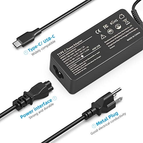 USB Tipo C Chromebook Cargador para HP 14 14-ca061dx 14-ca020nr 14-ca0