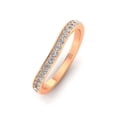 thumbnail image 2 of Alliance de Mariage Diamond 3/8 Ctw en Or Rose 10 K, 2 of 2