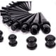 thumbnail image 5 of Kit de estiramiento de orejas, 50 piezas, juego de expansores de calibres de oreja, rejuvenecedores acrílicos y tapones y túneles de silicona, juego de joyas de perforación Adepaton MZQ-0948-1, 5 of 8