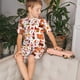 thumbnail image 3 of Balery Autumn Gnome Conjunto de Pijama Infantil de Manga Corta con Estampado – Ropa de Dormir de Algodón Suave-4X-Large, 3 of 4