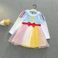 thumbnail image 3 of WIBACKER 1-6Y Toddler Girls Princess Costumes Dresses Fancy Dress Up Clothes for Halloween Party Cosplay, Christmas Gift, 3 of 9