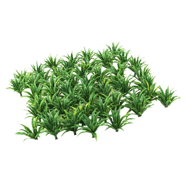 50 Piezas de Hierba de de árbol Modelo para Manualidades, Juegos de , Paisajes de Juegos Hugo Espada De Hierba