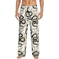 thumbnail image 2 of Goofa Snake Printed Soft Pajama Pants for Men, Wide Leg Comfy Casual Lounge Yoga Pants-X-Large, 2 of 9