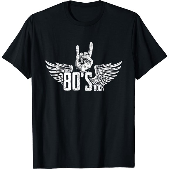 Vintage USA 80 s Style Rock Concert Poster 80s Rock Band T-Shirt