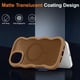 thumbnail image 3 of Funda magnética para iPhone 16, compatible con MagSafe, diseño de marco ondulado transparente 2025, funda protectora de borde suave, bonita, transparente, mate, a prueba de golpes, 3 of 6