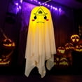 thumbnail image 6 of Halloween Decorations, Halloween Pumpkin Ghost Lights Dress up Party Decorations Scene Decoration Hanging Decorations Indoor Outdoor Atmospheres Props, 100%Polyester, white, 6 of 7
