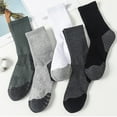 thumbnail image 6 of EnJoCho Men'S Crew Socks Mid-Calf Socks For Men Wool Hiking Socks For Men Women Wool Socks With Cushion For Camping Hunting Work, 6 of 7
