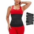 thumbnail image 4 of Bangcool Waist Trainer Wrap Long Elastic Postpartum Support Girdle Waist Slimming Tape, 4 of 10