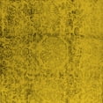 thumbnail image 1 of Ahgly Company Indoor Square Oriental Yellow Industrial Area Rugs, 5' Square, 1 of 4