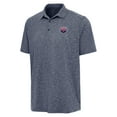 thumbnail image 2 of Men's Antigua  Heather Navy USA Swimming Big & Tall Par 3 Polo, 2 of 3