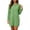 04# Army Green, variant on UKHCCC Dress for Women Loose Fit Long Sleeve Shift with Pockets Casual Flowy A-Line Midi Length Soft Cotton Solid Color Work Office Daily S-2XL